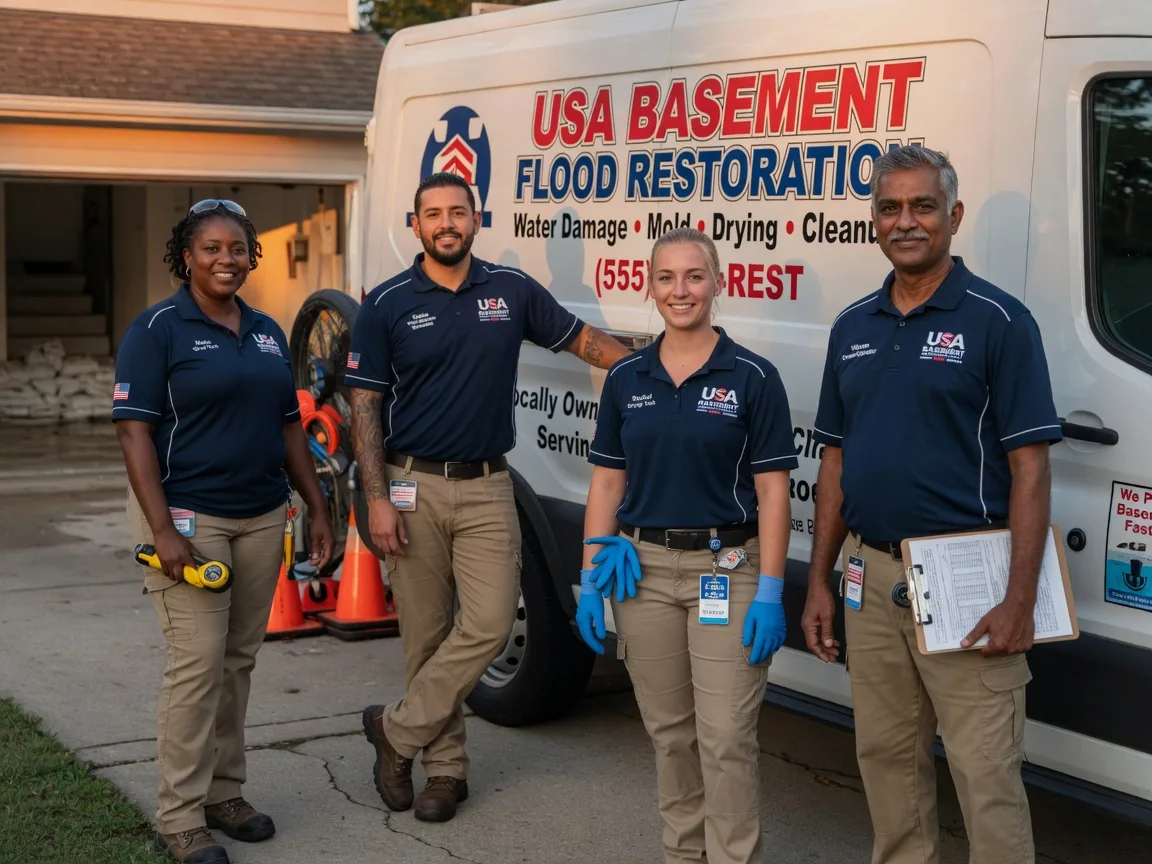 Basement Flood Cleanup company in Jamestown, ND